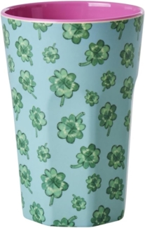 Rice Good Luck Print Melamine Becher Tall 400 ml