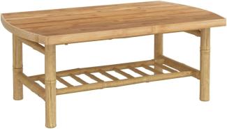 vidaXL Garten-Couchtisch 90x55x37 cm Bambus 363463