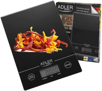 Adler Küchenwaagen Waga kuchenna AD 3138 czarna (kolor czarny)
