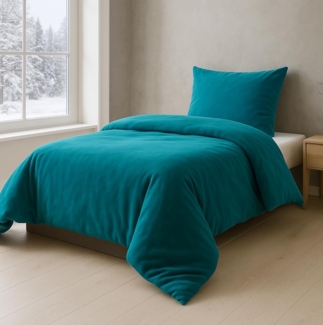 Malika Bettwäsche 135x200 + 80x80 cm Cashmere Touch Bettwäsche, atmungsaktiv, Mikrofaser, 2 teilig, Für Allergiker geeignet, pflegeleicht, angenehm weicher Stoff