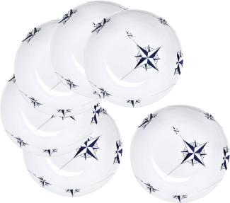 Salat- und Müslischüsselchen, 15 cm Durchmesser, rund - Northwind, - 6er Set