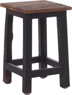 DESIGN DELIGHTS Hocker Sitzhocker MADERO, 48x30cm(HxB) Altholz Holzhocker, massivholz Hocker