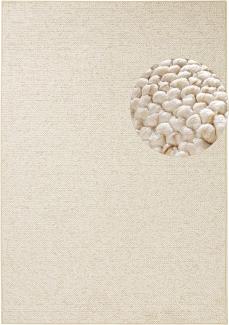 Woll-Optik Teppich Wolly Creme - 200x300x0,1cm