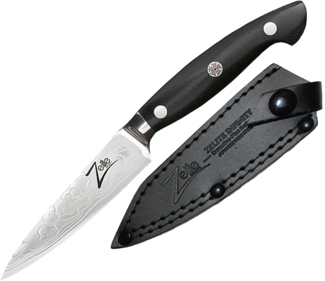 Executive-Plus Serie 4,25" Schälmesser 61 HRC Edelstahl Schwarz