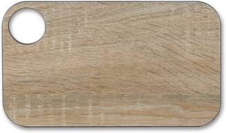 Arcos Schneidebrett Holzfaser 24x14 cm Holzmuster