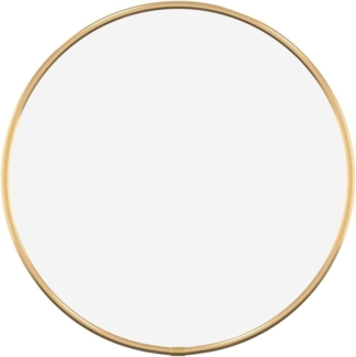 vidaXL Wandspiegel Golden Ø 30 cm Rund 348179