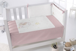 Pelsa Baby | Bettdecke für Kinderbett | Bettdecke für mehr Schutz für Babys | Bettdecke für Babys | Farbe Rosa | Größe 120x60 cm