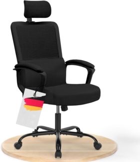 DUMOS Bürostuhl Ergonomisch - EIN Schreibtischstuhl mit Komfortarmlehnen, Ausgestattet mit Einer Bequemen Lendenwirbelstütze und Fußstütze, Office Chair Geeignet für Zuhause