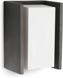 Philips Bridge myGarden moderne Wandaußenleuchte anthrazit E27