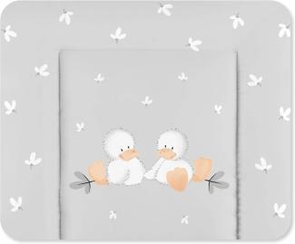 Julius Zöllner® Wickelauflage Softy 65x75 cm - weiche Wickelunterlage - Baby Wickeltischauflage - Folie, wasserdicht & abwischbar - Made in Germany - OEKO-TEX Standard 100 - Quack