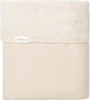 Koeka Faro Bettdecke - Teddy - Warm White Weiß off