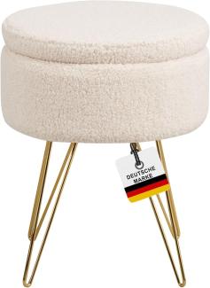 Albatros Hocker CANNES Beige, Sherpa