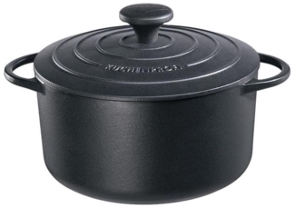 Bratentopf rund, 22 cm classic black