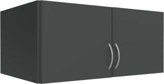 Mehrzweckschrank >MULTIRAUMKONZEP< in Graphit - 70x40x40cm (BxHxT)