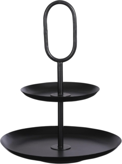 Mica Etagere Rama schwarz 36 x 28 cm