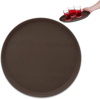 10 x braunes Gastro Serviertablett 10047817