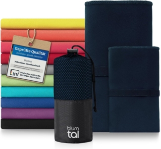Blumtal Sporthandtuch Mikrofaser Handtücher Set, Mikrofaser (2-St), Ultra leicht, kompakt & schnelltrocknend