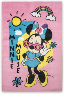Disney Kinderteppich Disney Home - 80x120 cm - Spiderman, Cars, Frozen, Mickey, Minnie, Rechteckig, Höhe: 5 mm