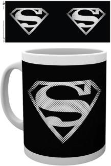 empireposter DC Comics Superman Monotone Logo Größe (cm), ca. Ø8,5 H9,5 Lizenz Tasse, NEU Beschreibung: DC Comics Keramik Tasse, weiß, bedruckt, Fassungsvermögen 320 ml, offiziell lizenziert, spülmaschinen und mikrowellenfest