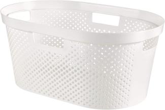 Curver 40L white laundry basket