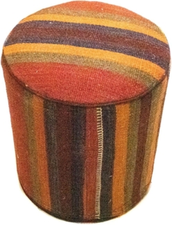 Sonderform,XS / 80 cm Ø Rund & kleiner,Mehrfarbig,Patchwork,Schurwolle,Afghanistan