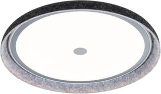Paulmann 79981 LED Deckenleuchte Zarina 2700K 3400lm Filz anthrazit 3-Step Dim
