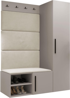 Garderoben-Set Mapreni II (Farbe: Cashmere, Manila 02)