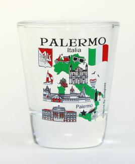 World By Shotglass Palermo Sicily Italy Great Italian Cities Collection Schnapsglas