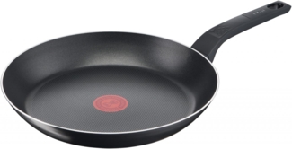 Tefal 'Easy Cook & Clean' Bratpfannen-Set mit Temperaturindikator, Aluminium schwarz, Ø 24 cm, Ø 28 cm