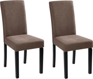 Esszimmerstuhl braun 2er Set BROADWAY