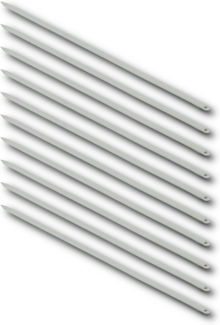 HOOZ Grillspieß Grillspieß Adana Sis 10 Stück Fleischspieß 44 cm (Set, 12-St, rostfrei), Länge 53,5 cm