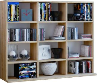 VCM Standregal Megosa 912419 Sonoma-Eiche (Sägerau) H. 82 x B. 102 x T. 23 cm