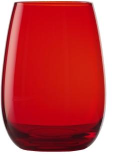 Stölzle Lausitz ELEMENTS Becher 465 ml rot 6er Set