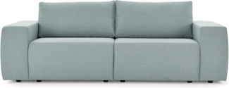 LOOKS by Wolfgang Joop Looks II Designer Bigsofa, Sofa, Polstersofa, eisblau, 242 x 89 x 70 cm