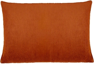 beties Kissenbezug HYggelig No. 1, (1 Stück), Samtcord Kissenbezug ca. 25x35 cm Hygge Style rost-rot