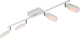 Eglo 97694 LED Spotleuchte PALOMBARE-C in weiß L:77cm B:8cm dimmbar mit Connect Funktion