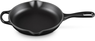 Le Creuset Brat-u.Servierpfanne Signature 20 cm Schwarz - 20 cm - Schwarz