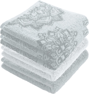 Erwin Müller Handtuch Handtuch "Bühl" 4er-Pack, Frottier, Walk-Frottier Motiv