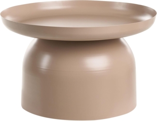 Couchtisch TORRENS Metall Taupe