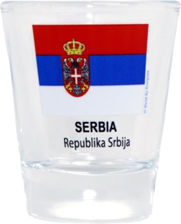 Serbia Belgrade Shot Glass by World By Shotglass