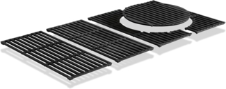 Enders® SWITCH GRID Rost-in-Rost System, Gusseisen, für Enders® Gasgrill KANSAS 4-Brenner, Grill-Zubehör, Grillrost, optionale Einsätze, Sear Grate, Pizzastein, Pfanne und Geflügelbräter 7788