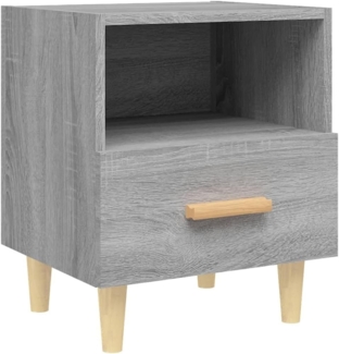 vidaXL Nachttisch Grau Sonoma 40x35x47 cm 817299