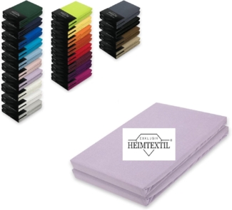 Doppelpack Jersey Spannbettlaken Premium Flieder 90 - 100 x 200 cm