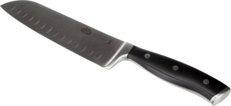 Ballarini 18787-180-0 Savuto Nero Santokumesser, Deutscher Edelstahl, 18 cm, schwarz