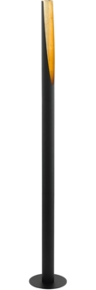 Eglo 97584 LED Stehleuchte BARBOTTO GU10 1X5W Stahl schwarz, gold Ø6cm H:137cm