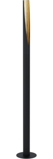 Eglo 97584 LED Stehleuchte BARBOTTO GU10 1X5W Stahl schwarz, gold Ø6cm H:137cm