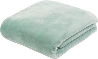 Gözze 'Premium Cashmere' Kuscheldecke, Polyester aqua, 130x170 cm