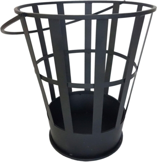 Esschert Design Feuereimer Schwarz Stahl 442354