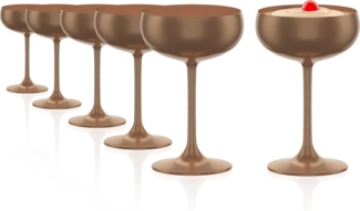 Stölzle Lausitz ELEMENTS Sektschale Bronze 6er Set - A