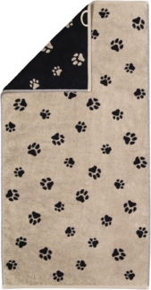 Cawö Handtücher WE LOVE DOGS Paws 6247, 100% Baumwolle (1-St)